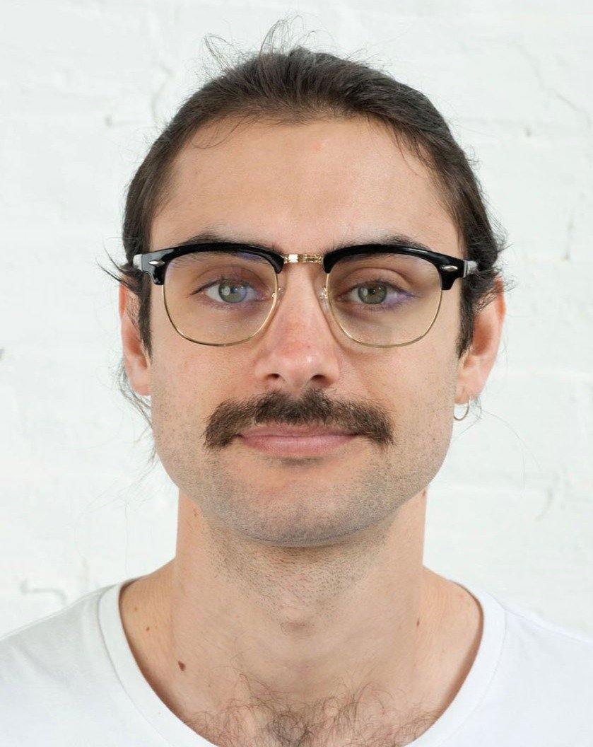 Poseidon Blue Glasses 